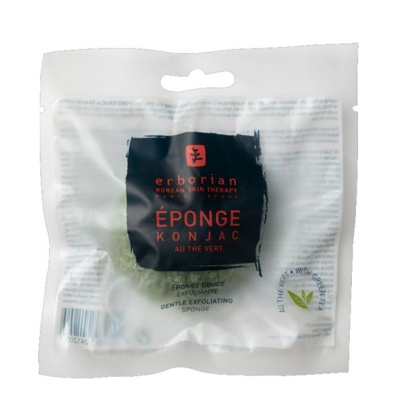 Erborian éponge Konjac au thé vert