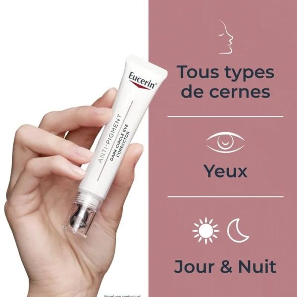 Eucerin anti pigment soin contour des yeux illuminateur 15 ml