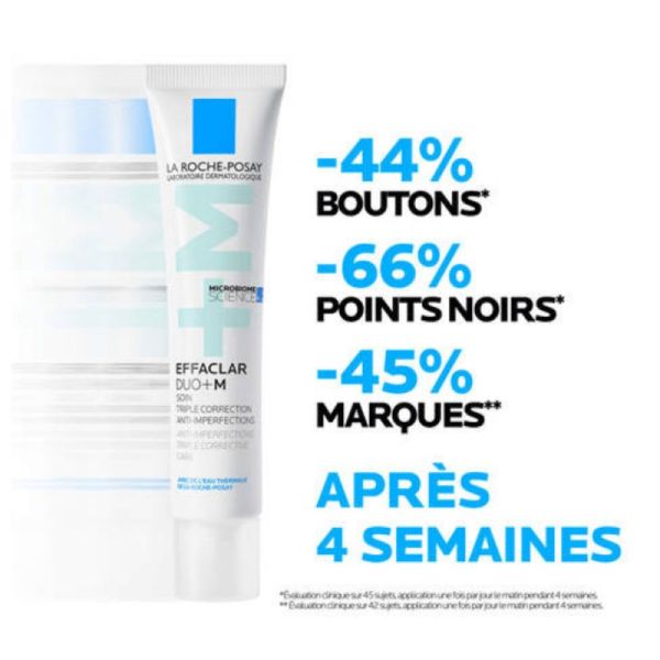 Roche Posay Effaclar Duo+M triple correction  anti imperfections 40ml