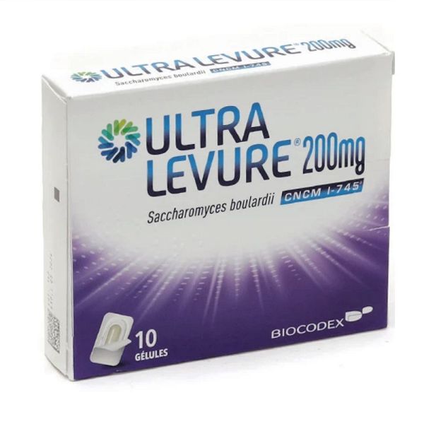 Biocodex Ultra Levure 200mg 10 gélules