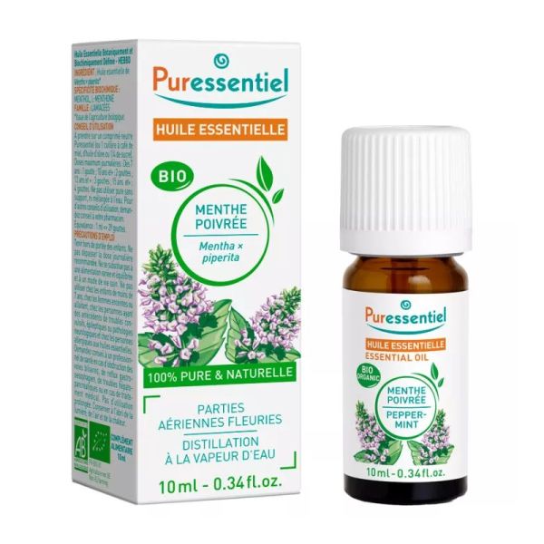 Puressentiel Huile Essentielle Bio Menthe Poivrée 10ml