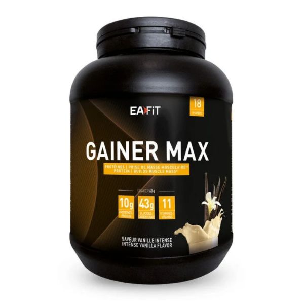 Eafit Gainer Max construction musculaire saveur vanille 1,1kg