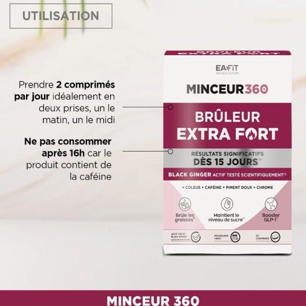 Eafit Minceur 360 brûleur Extra Fort 60 comprimés