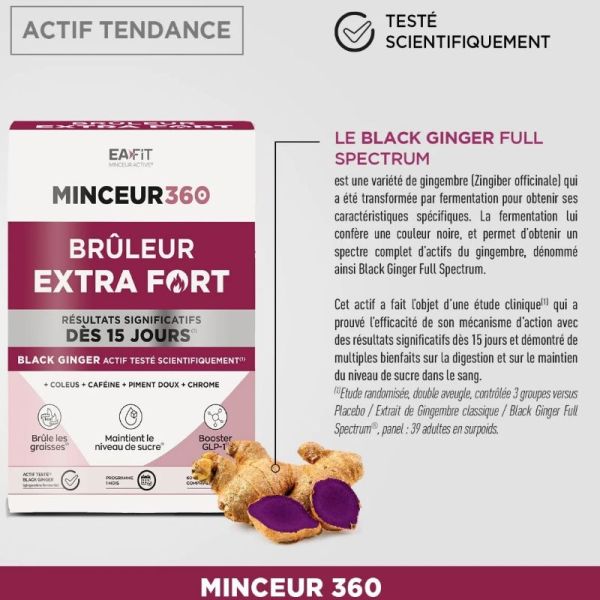 Eafit Minceur 360 brûleur Extra Fort 60 comprimés