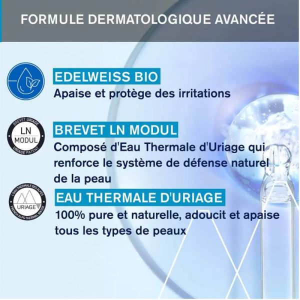 Uriage lait démaquillant peaux normale 250ml