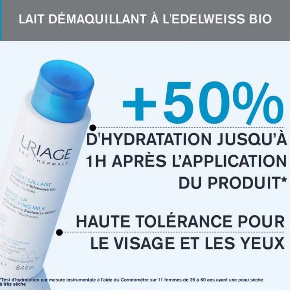 Uriage lait démaquillant peaux normale 250ml