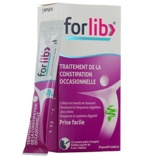 Forlib traitement constipation occasionnelle 12 sachets