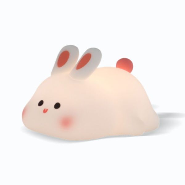 Baby oop's Veilleuse Lapinou 7 couleurs - rechargeable - Ultra Soft