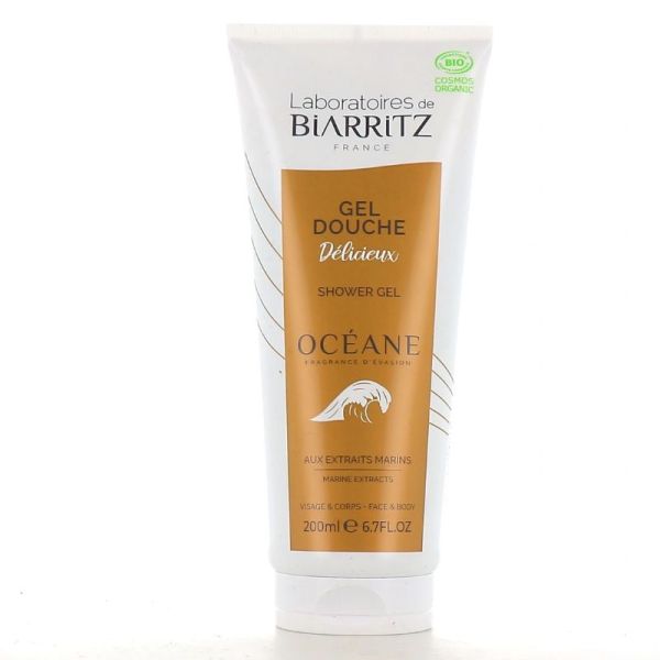 Laboratoires de Biarritz Océane gel douche délicieux bio 200ml