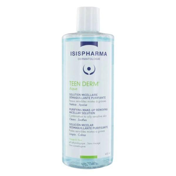 Isispharma Teen Derm Aqua solution micellaire purifiante 400 ml