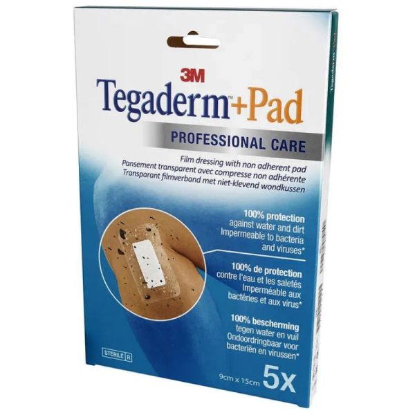 Tegaderm Pad Pansements Film 9cm X 15cm x 5