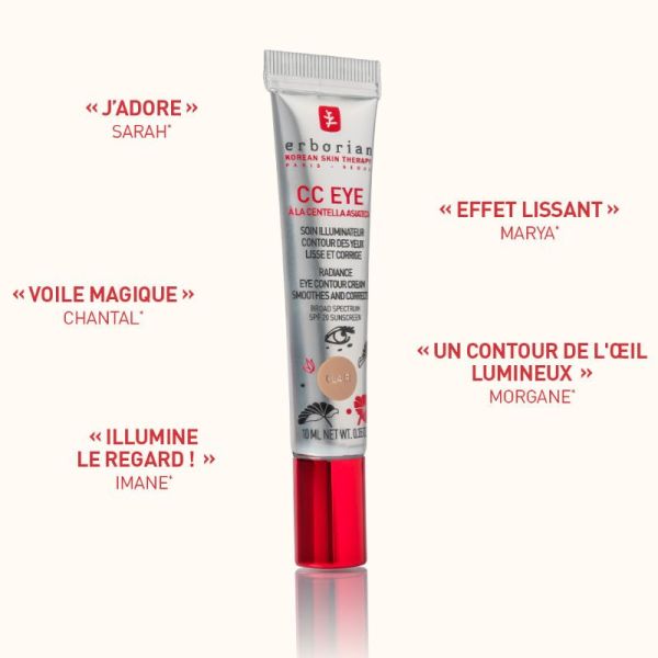 Erborian CC Eye Soin Illuminateur contour des yeux teinte Doré 10ml