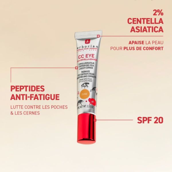 Erborian CC Eye Soin Illuminateur contour des yeux teinte Doré 10ml