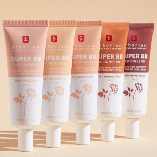 Erborian Super BB crème au Ginseng soin couvrant anti imperfections Nude 15 ml
