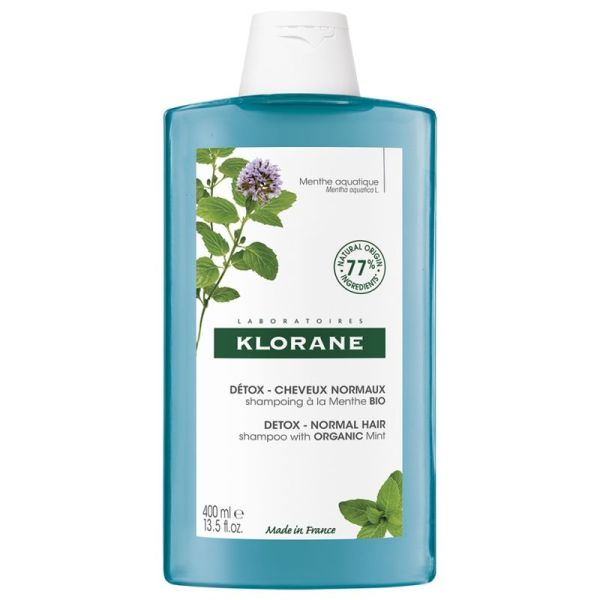 Détox Shampoing à la Menthe Bio 400 ml