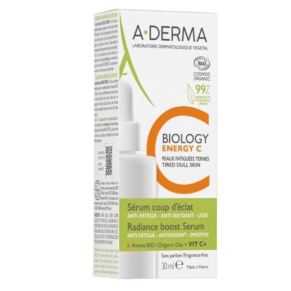A-Derma Biology Energy C Sérum coup d'éclat 30ml