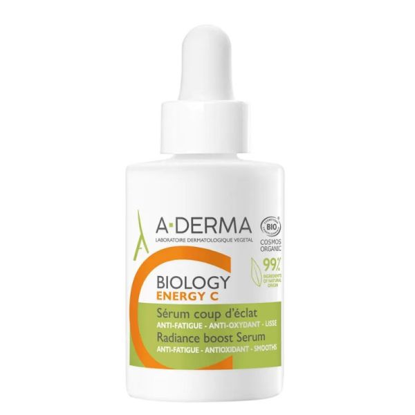 Biology Energy C sérum coup d'éclat bio visage et yeux peau fatiguée 30ml