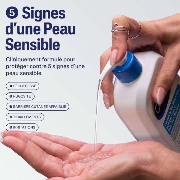 Cetaphil nettoyant visage peaux sensibles mixtes à grasses 237ml
