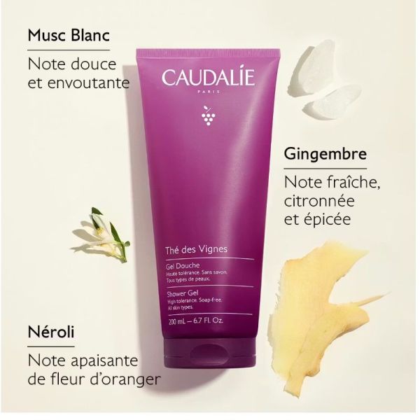 Caudalie Thé des Vignes gel douche 200ml