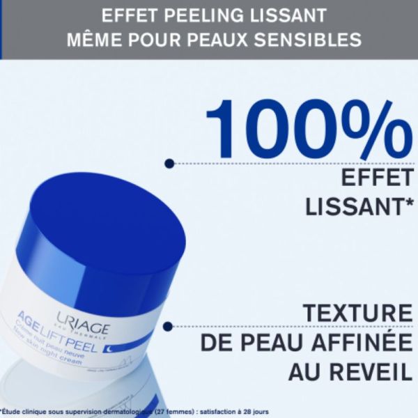 Uriage Age Lift Peel crème nuit peau neuve 50ml