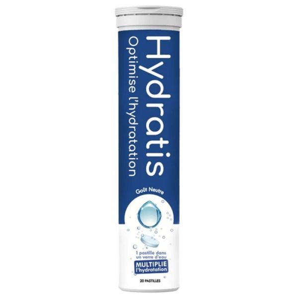 Hydratis arôme Neutre 20 pastilles effervescentes