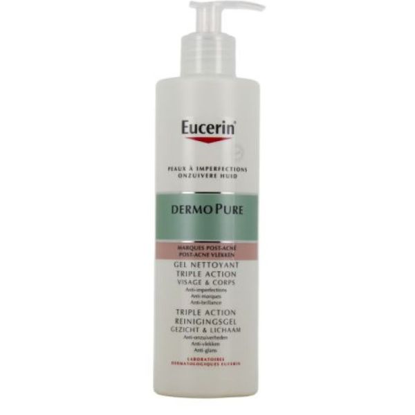 Eucerin DermoPure gel nettoyant triple action 400 ml