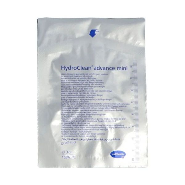 Hartmann HydroClean Advance mini rond 3cm boite 10 pansements