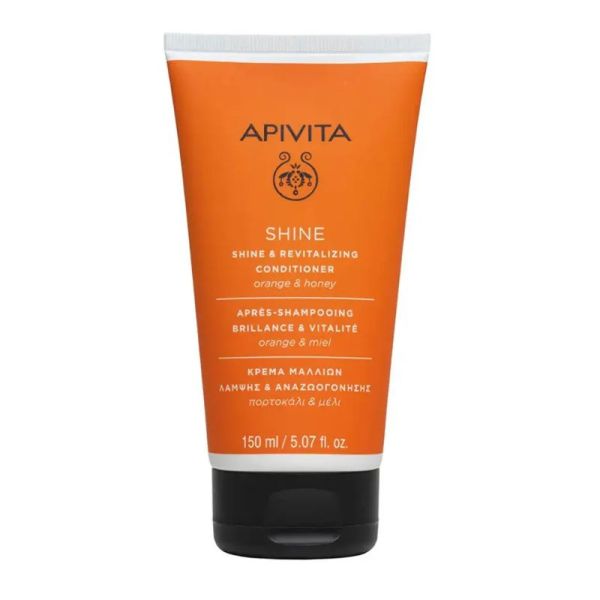 Apivita shine après-shampoing orange & miel 150ml