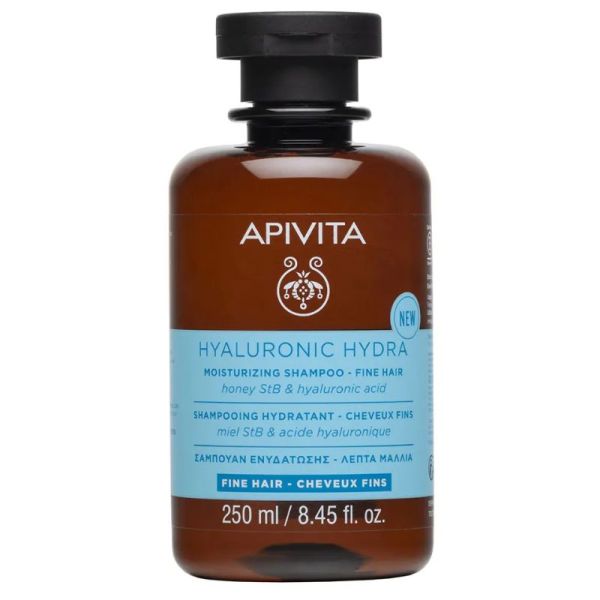 Apivita Hyaluronic Hydra shampoing hydratant cheveux fins 250ml