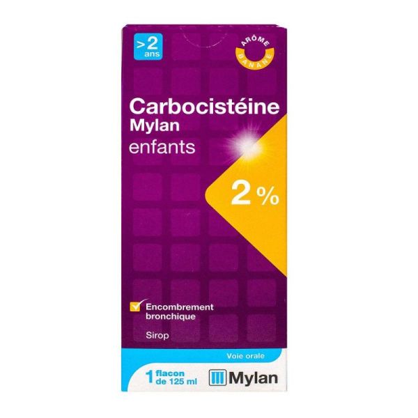 Carbocistéine 2% enfants sans sucre