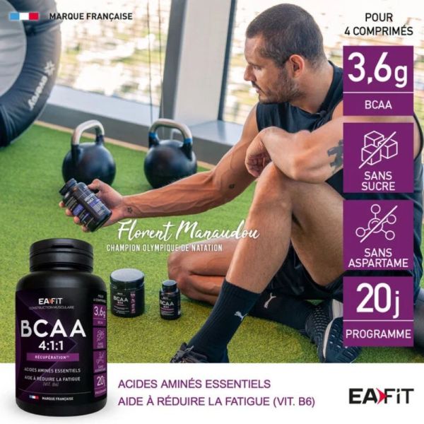 Eafit Bcaa 4.1.1 récupération 120 gélules