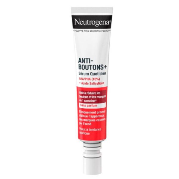 Neutrogena anti-boutons + sérum quotidien sans parfum 30 ml