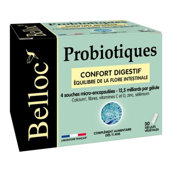 Belloc Probiotiques 30 gélules végétales
