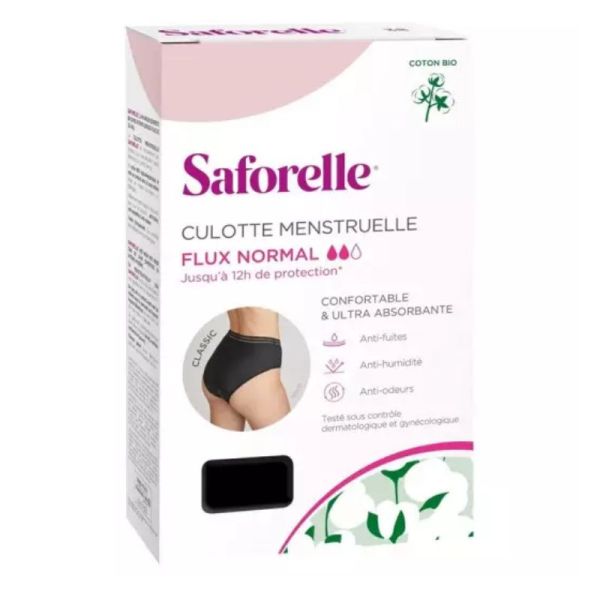Saforelle Culotte menstruelle Classic Flux normal Taille 38