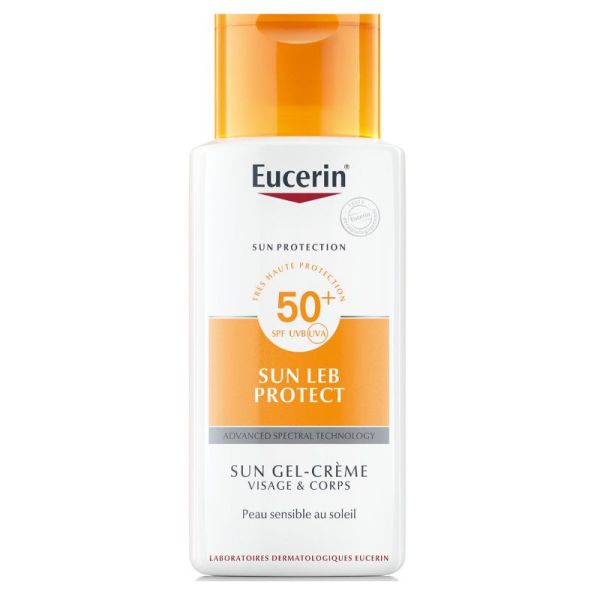 Eucerin Sun Leb Protect SPF50+ gel crème 150ml