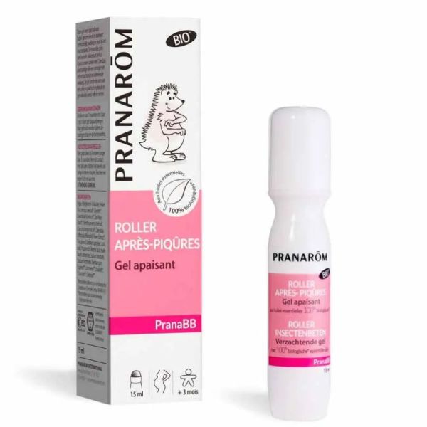 Pranarôm Pranabb Roller piqures et gel apaisant bio 15ml