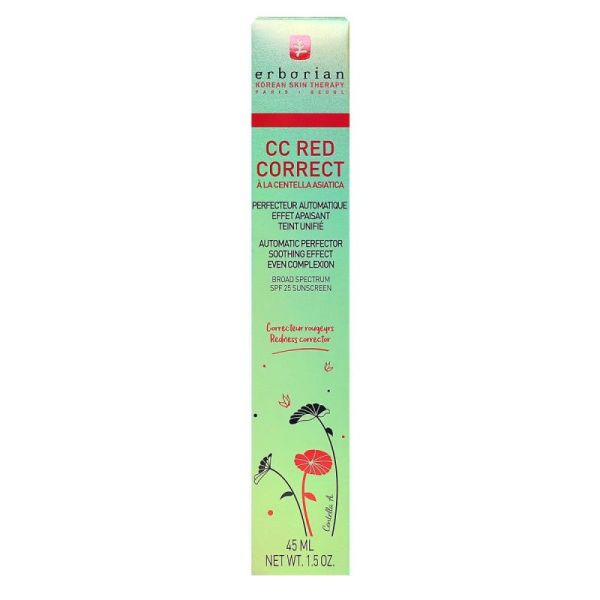 CC Red Centella asiatica perfecteur automatique correcteur rougeurs SPF25 45ml
