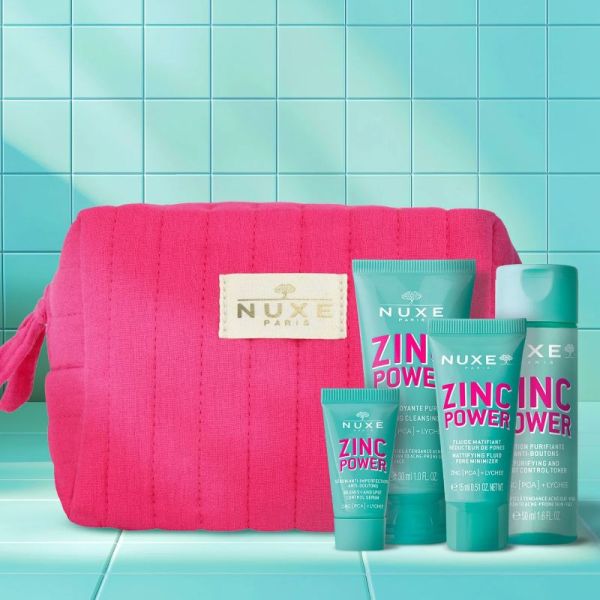 Nuxe Zinc Power ma routine de voyage anti-boutons