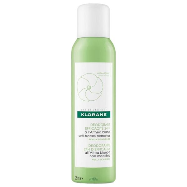 Déodorant Spray Efficacité 24H à l'Althéa Blanc 125 ml