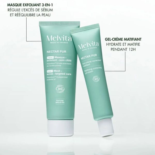 Melvita Nectar pur masque et exfoliant 75ml