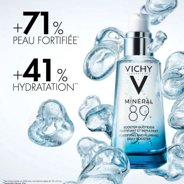 Vichy Minéral 89 booster quotidien fortifiant et repulpant 50ml