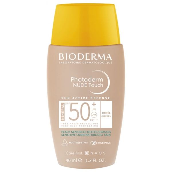 Photoderm Nude Touch Teinte dorée SPF50+ 40 ml