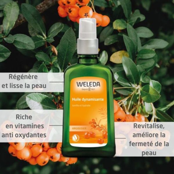 Weleda huile dynamisante à l'argousier 100ml