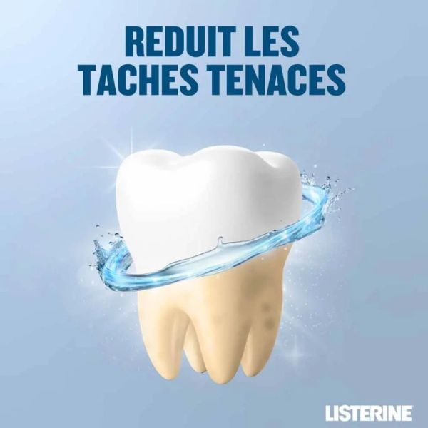 Listerine bain de bouche soin blancheur menthe 500ml