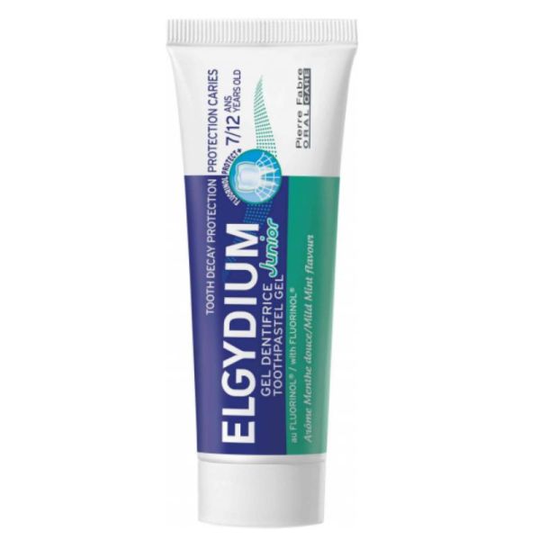 Elgydium dentifrice Junior 7/12 ans menthe douce 50ml
