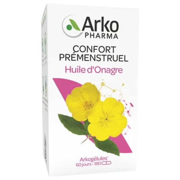 Arkogélules huile d'onagre bio 180 gélules