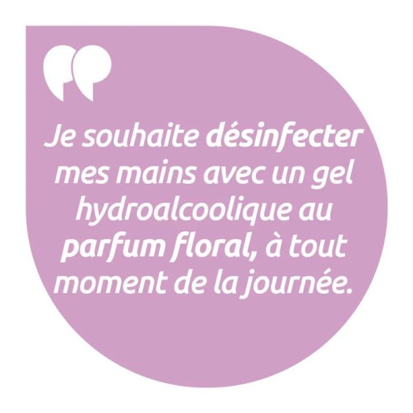 Baccide gel mains désinfectant hydroalcoolique Pivoine peaux sensibles 100ml