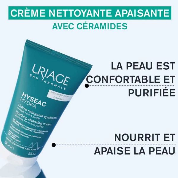 Uriage Hyséac crème nettoyante peaux sesséchées 150ml
