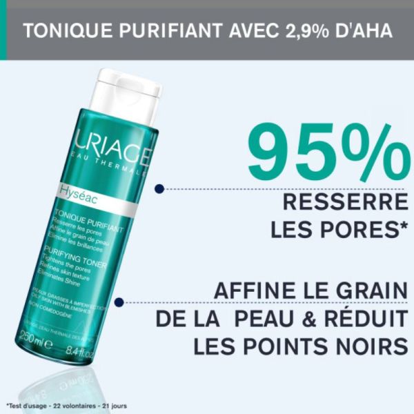 Uriage Hyséac tonique peeling purifiant 250ml