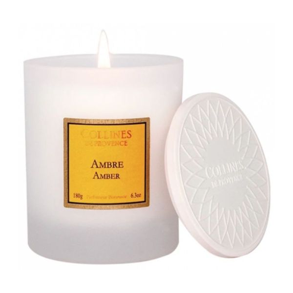 Collines de Provence Les Naturelles Bougie Parfumée Senteur Ambre 180g